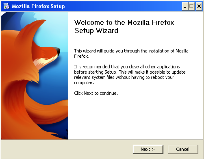 Old Firefox Setup